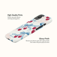 Lace Cherry - iPhone 15 Case