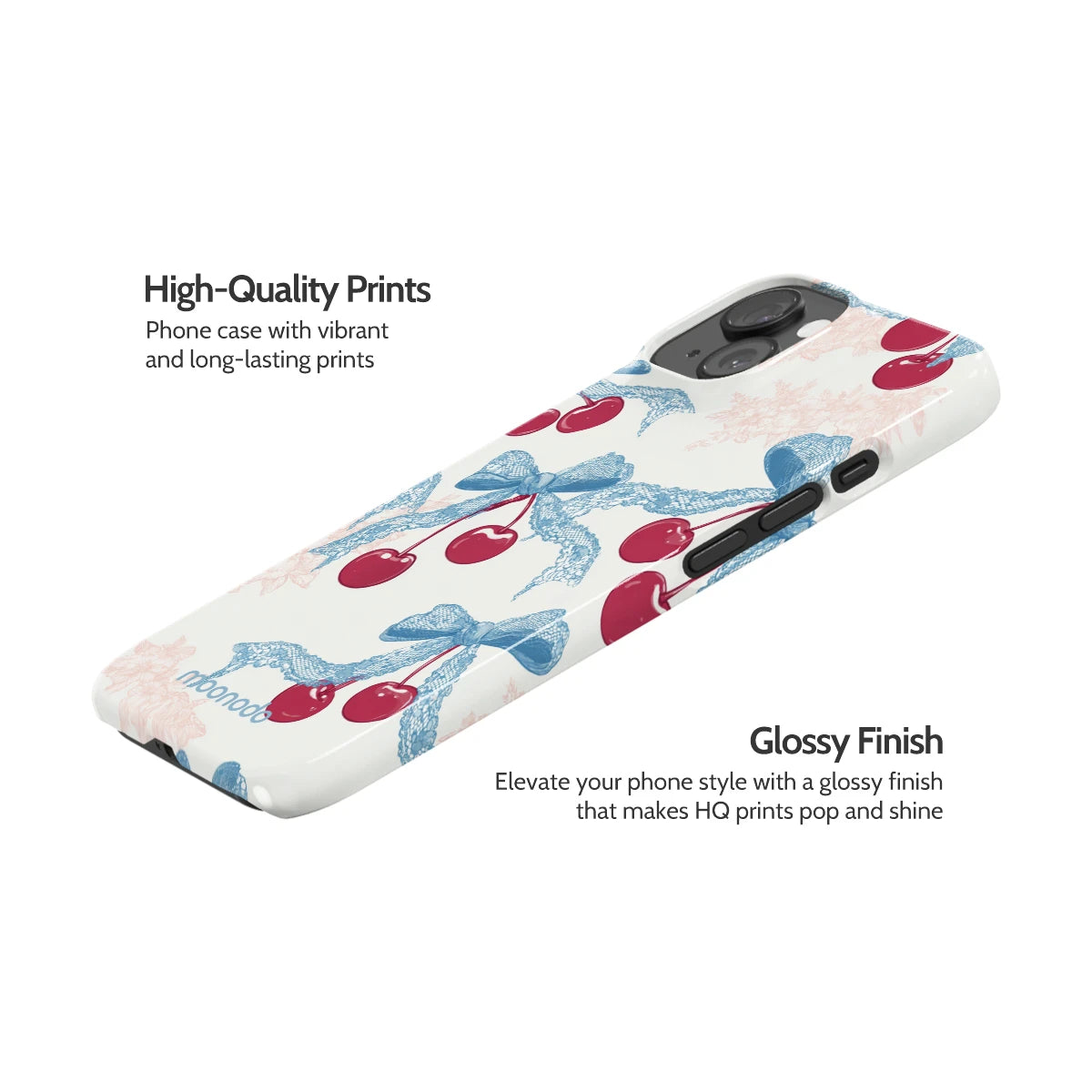 Lace Cherry - iPhone 15 Case