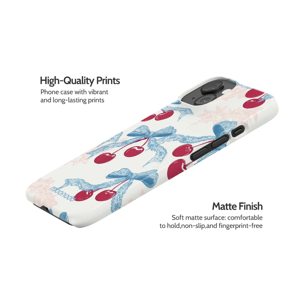 Lace Cherry - iPhone 15 Case