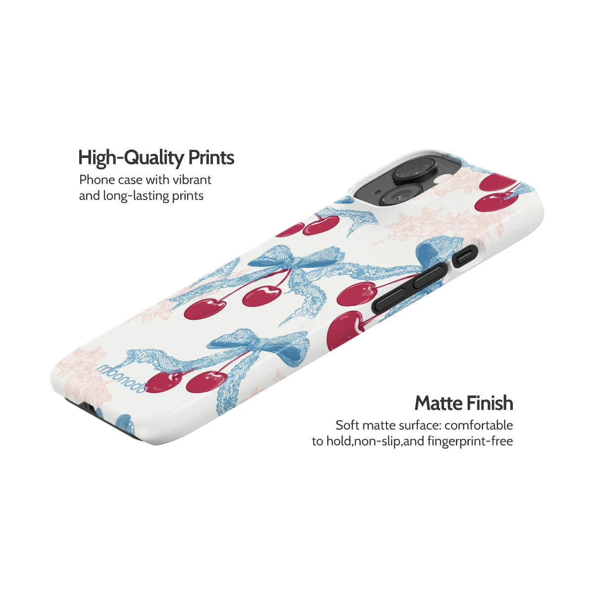 Lace Cherry - iPhone 15 Case