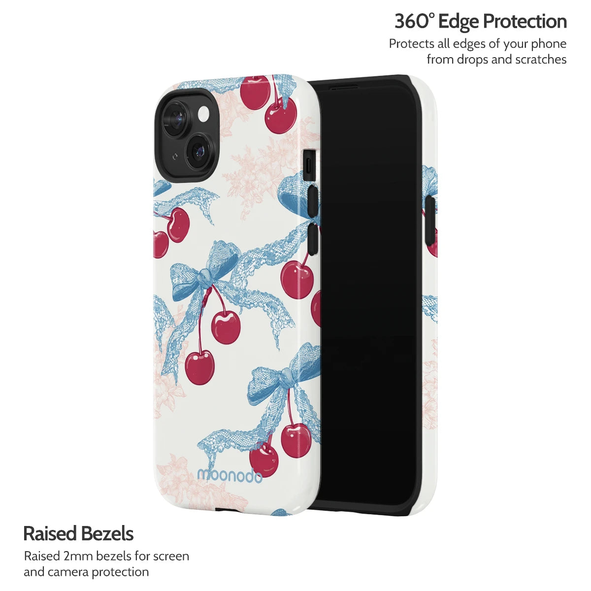 Lace Cherry - iPhone 15 Plus Case