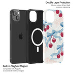 Lace Cherry - iPhone 15 Plus Case
