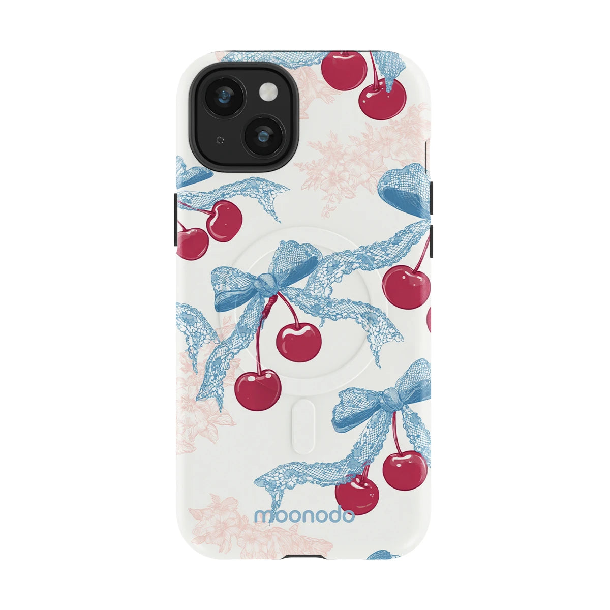 Lace Cherry - iPhone 15 Plus Case