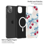 Lace Cherry - iPhone 15 Plus Case