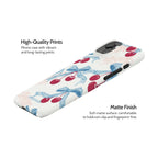 Lace Cherry - iPhone 15 Plus Case