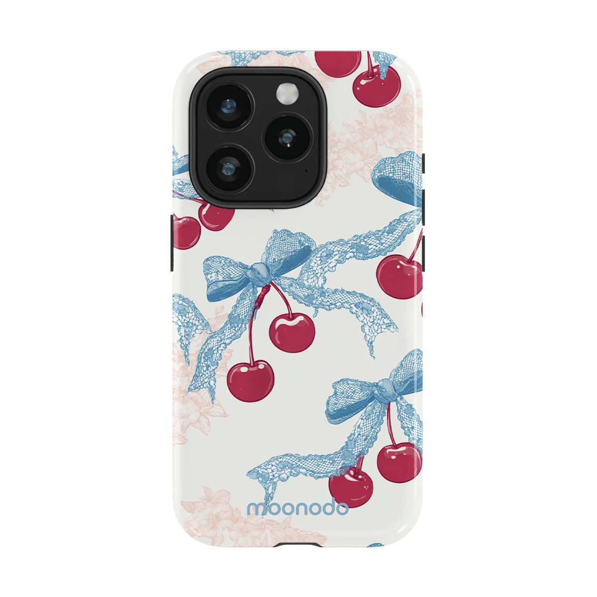 Lace Cherry - iPhone 15 Pro Case