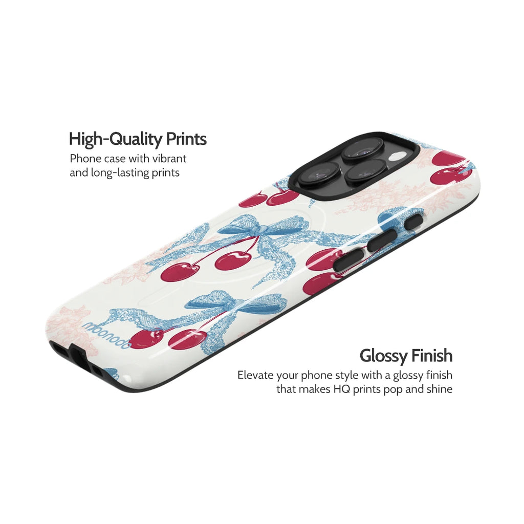 Lace Cherry - iPhone 15 Pro Case