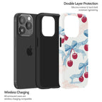 Lace Cherry - iPhone 15 Pro Case