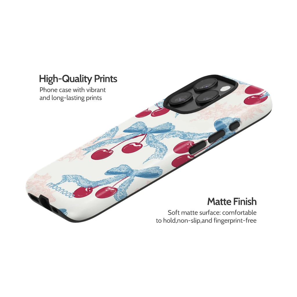 Lace Cherry - iPhone 15 Pro Case