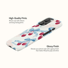 Lace Cherry - iPhone 15 Pro Case