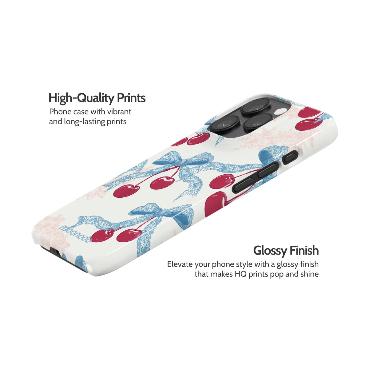 Lace Cherry - iPhone 15 Pro Case