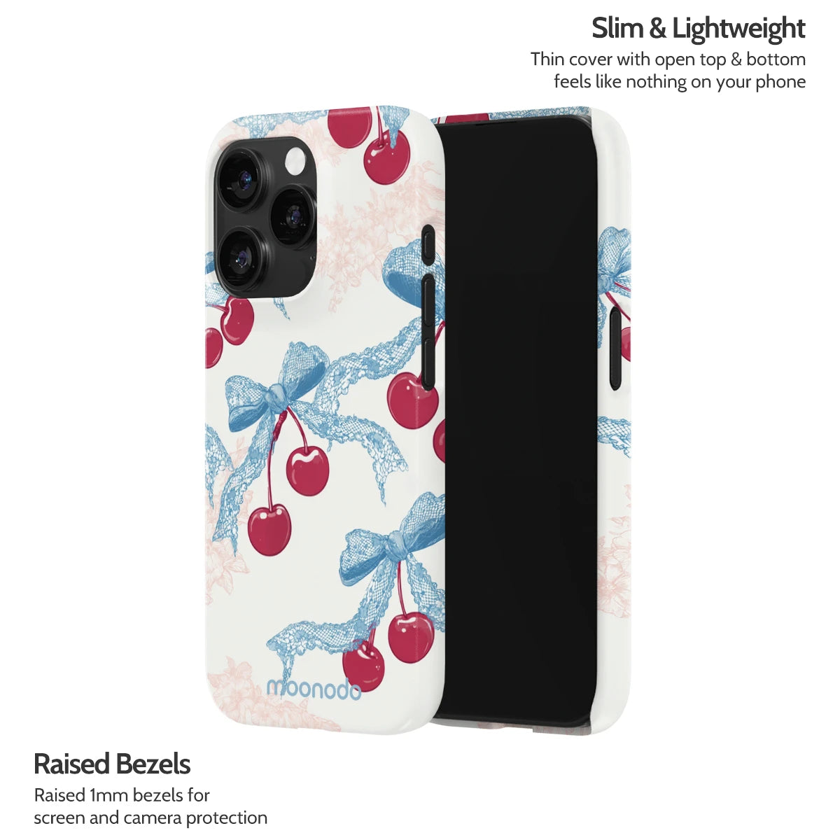 Lace Cherry - iPhone 15 Pro Case