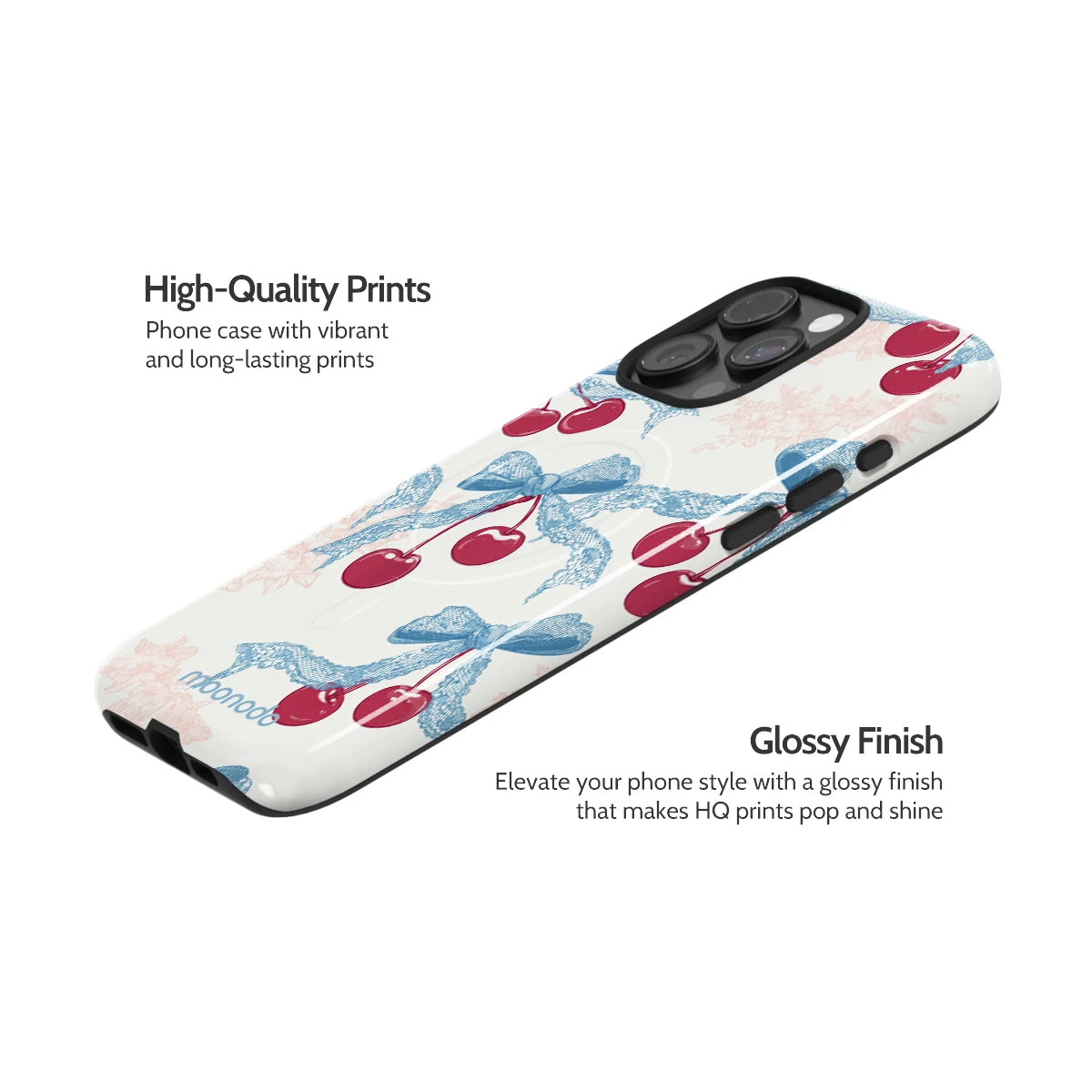 Lace Cherry - iPhone 15 Pro Max Case