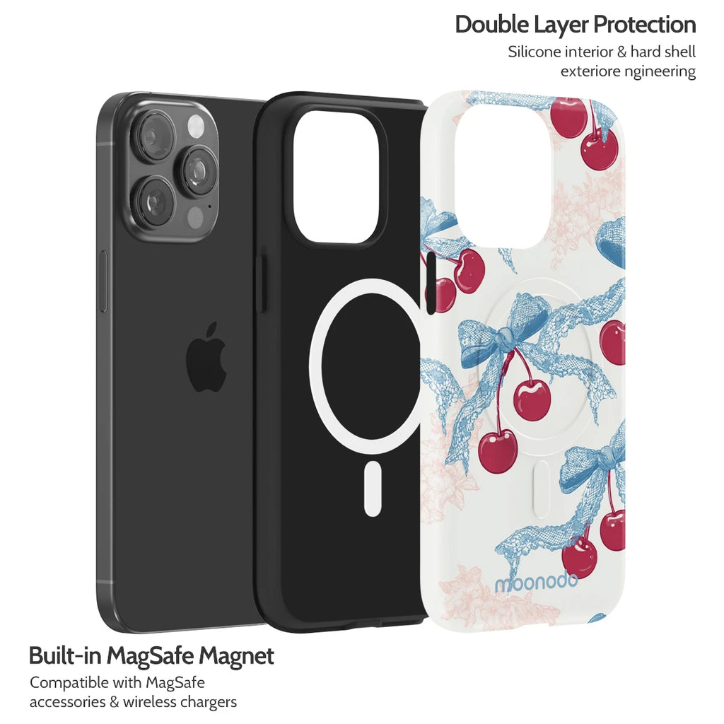 Lace Cherry - iPhone 15 Pro Max Case