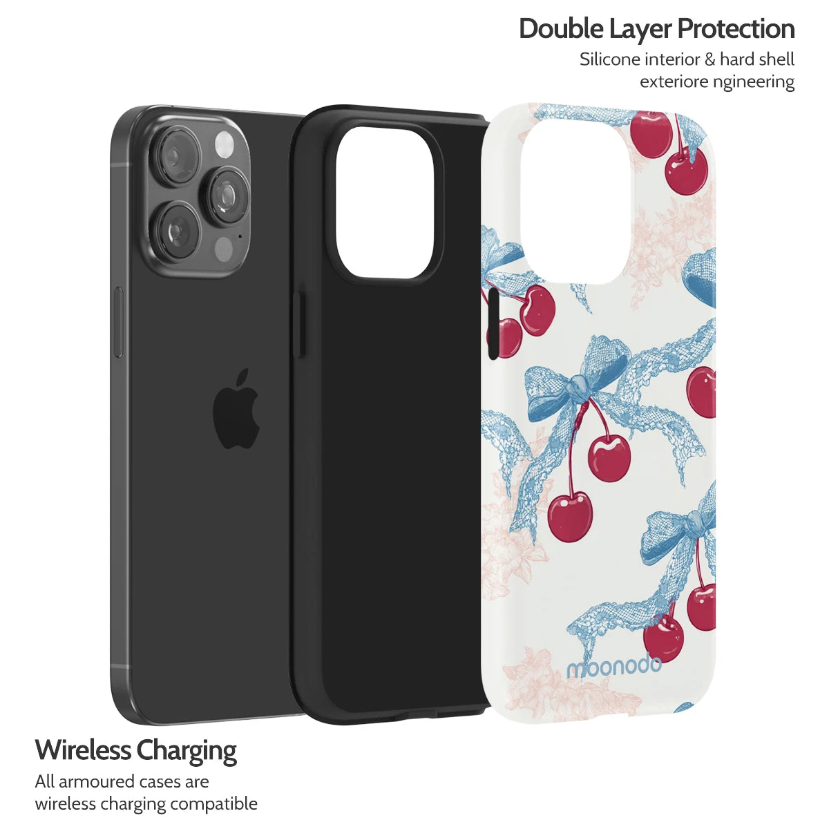 Lace Cherry - iPhone 15 Pro Max Case