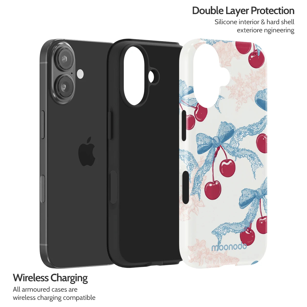 Lace Cherry - iPhone 16 Case