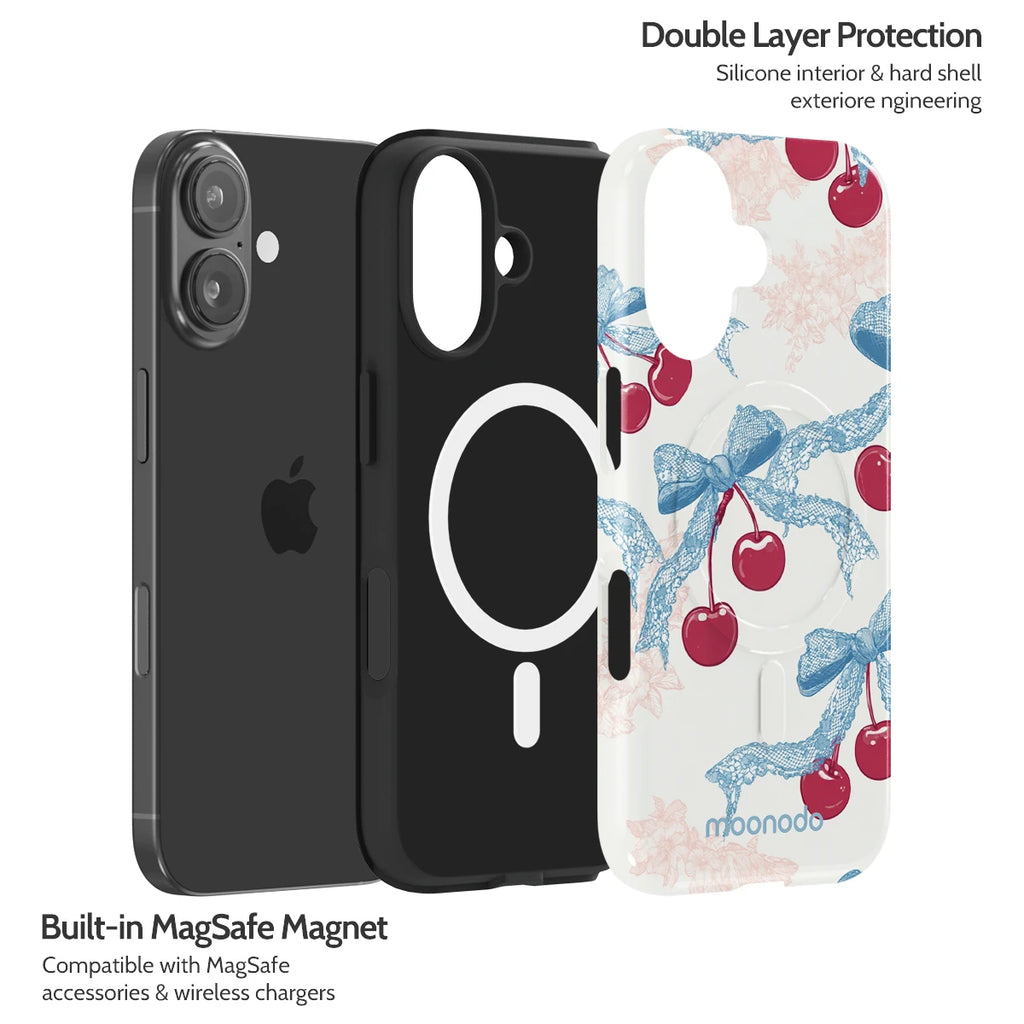 Lace Cherry - iPhone 16 Case