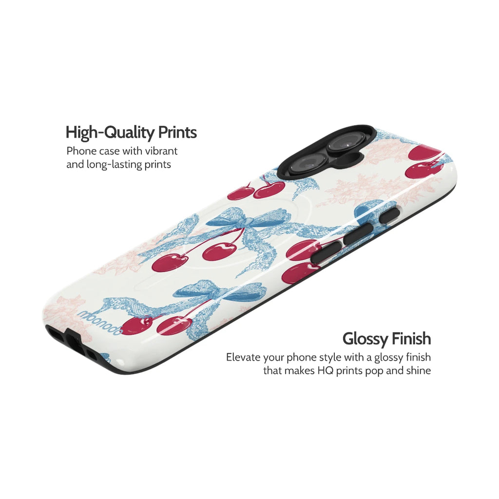 Lace Cherry - iPhone 16 Case