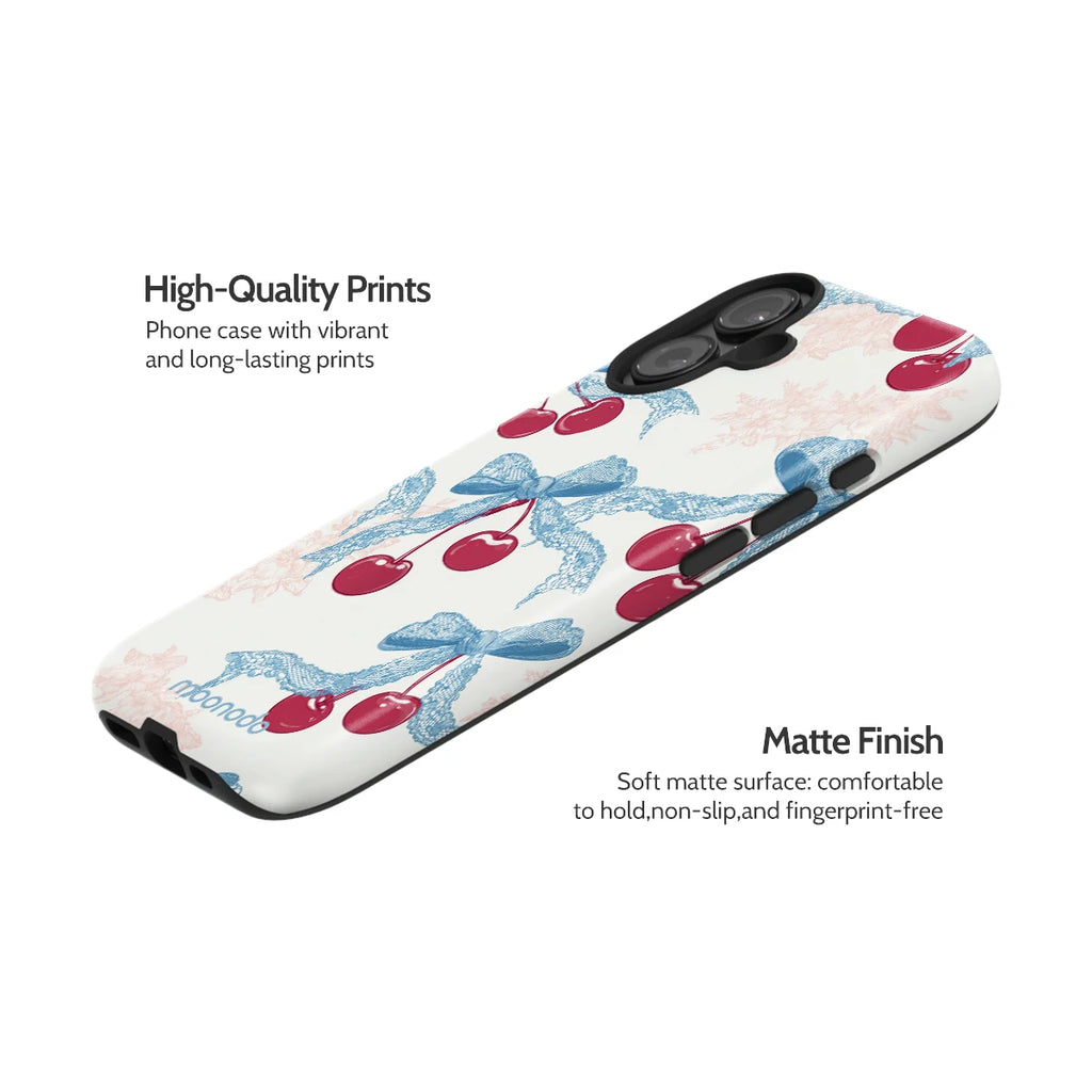 Lace Cherry - iPhone 16 Case