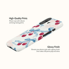 Lace Cherry - iPhone 16 Case