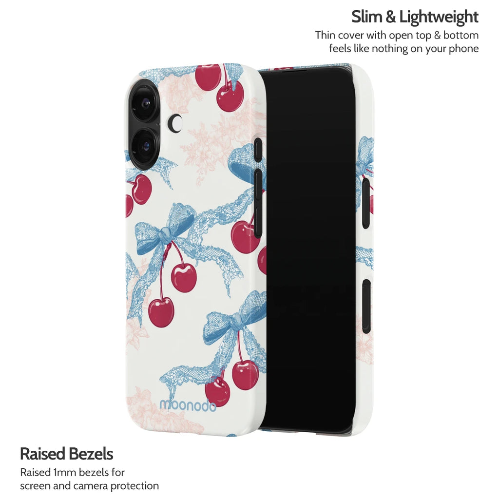 Lace Cherry - iPhone 16 Case
