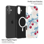 Lace Cherry - iPhone 16 Plus Case