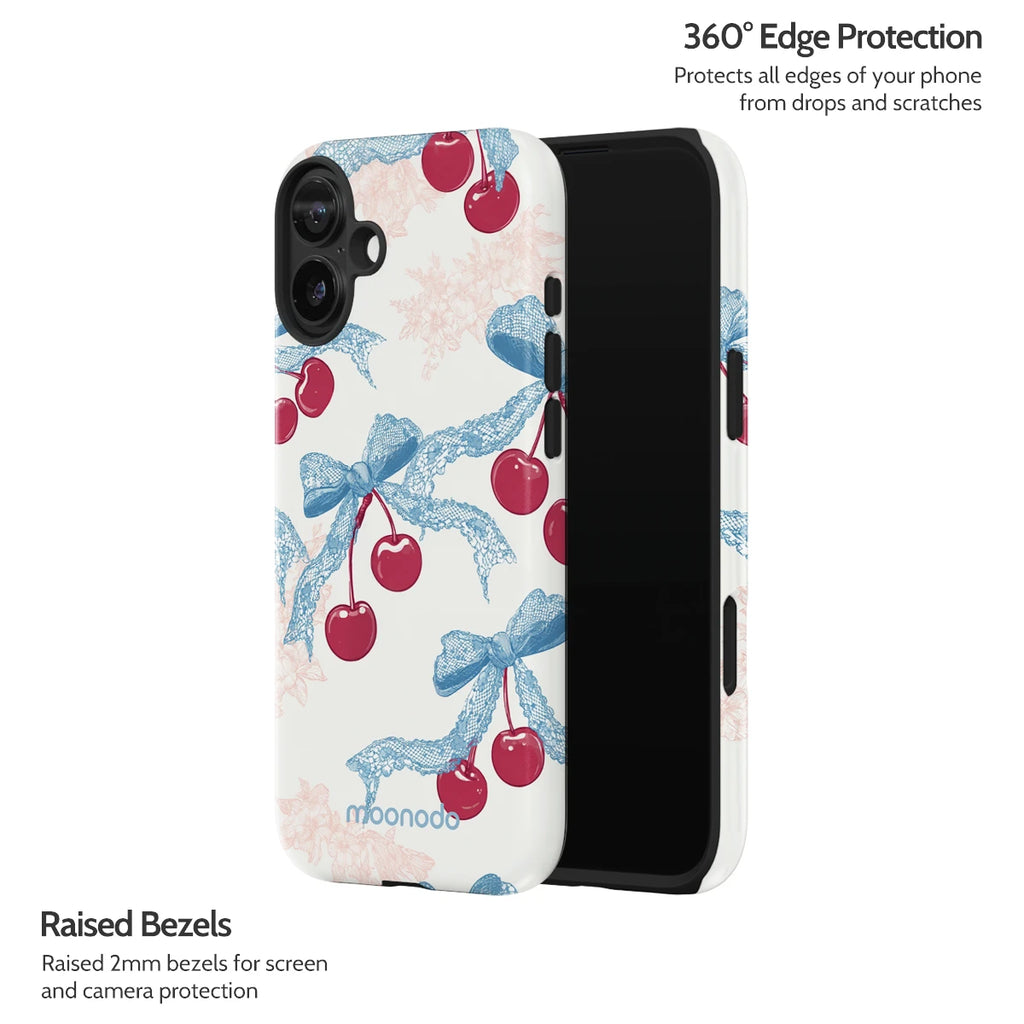 Lace Cherry - iPhone 16 Plus Case