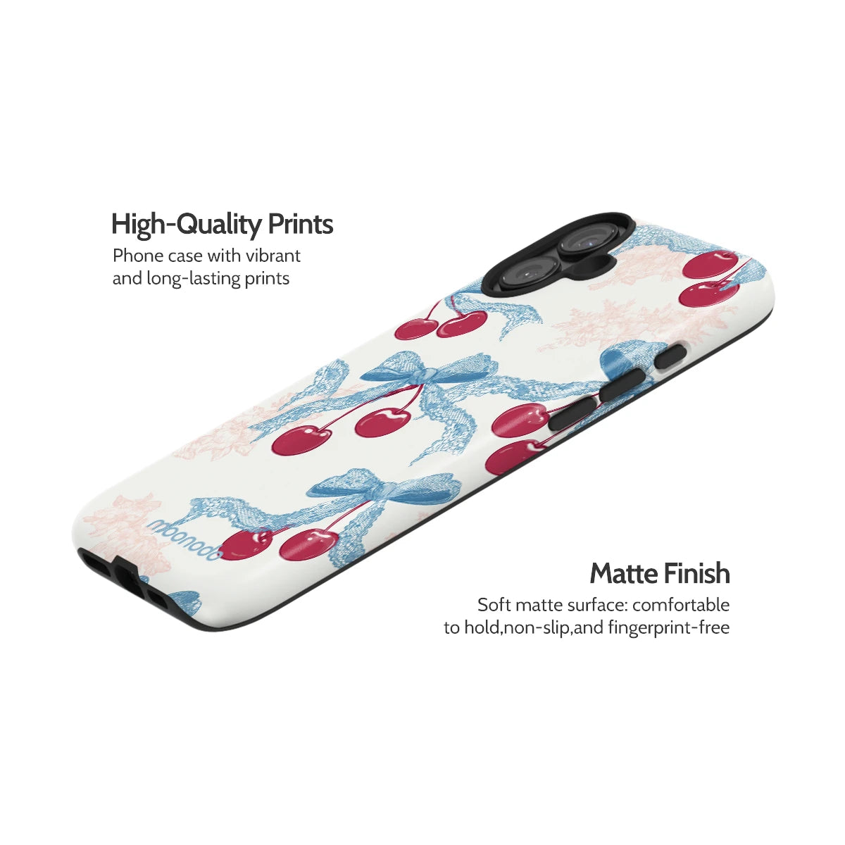 Lace Cherry - iPhone 16 Plus Case
