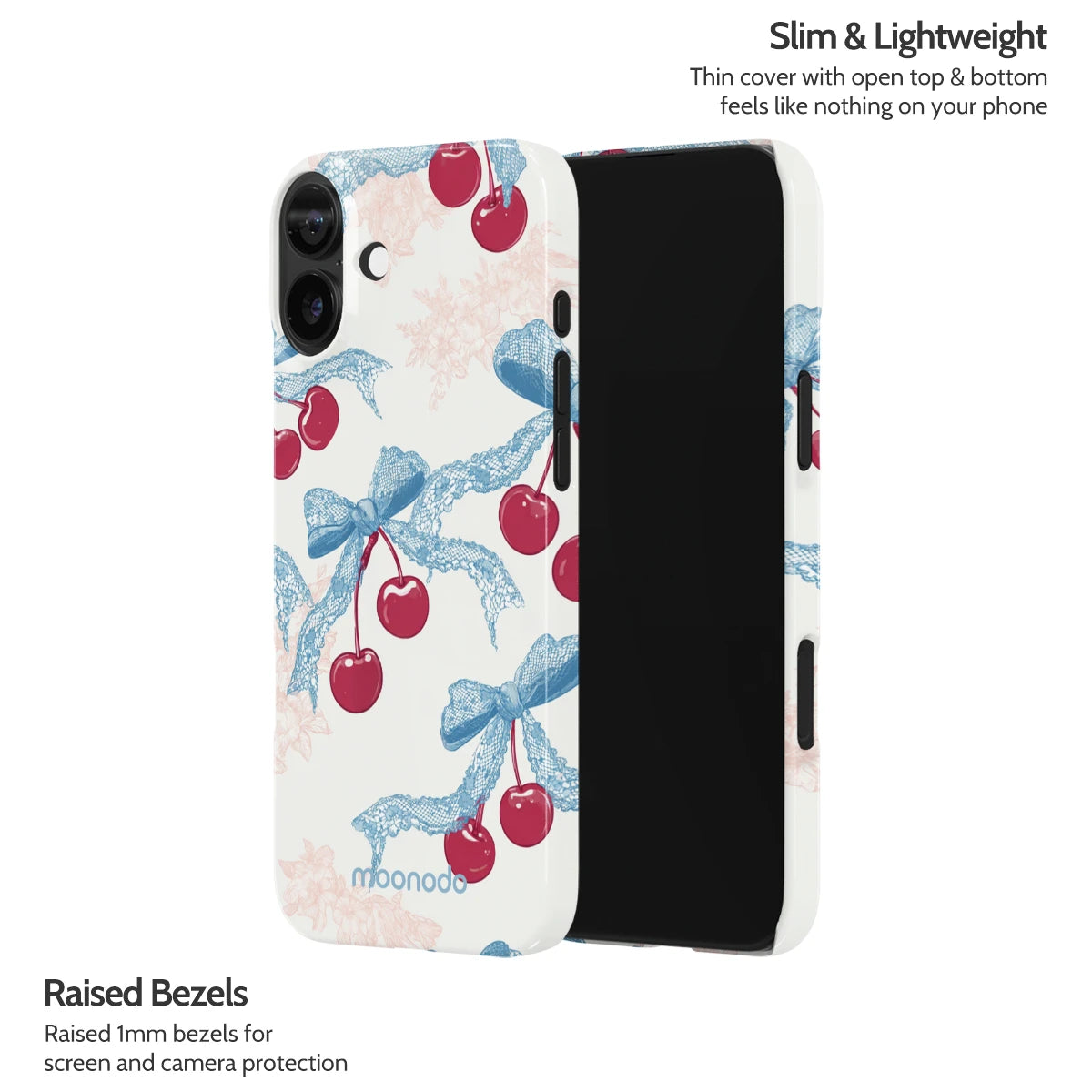 Lace Cherry - iPhone 16 Plus Case