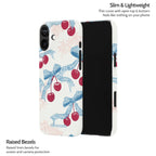 Lace Cherry - iPhone 16 Plus Case