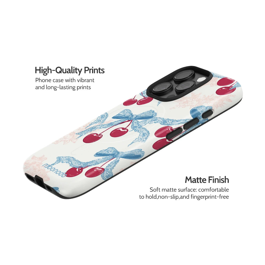 Lace Cherry - iPhone 16 Pro Case