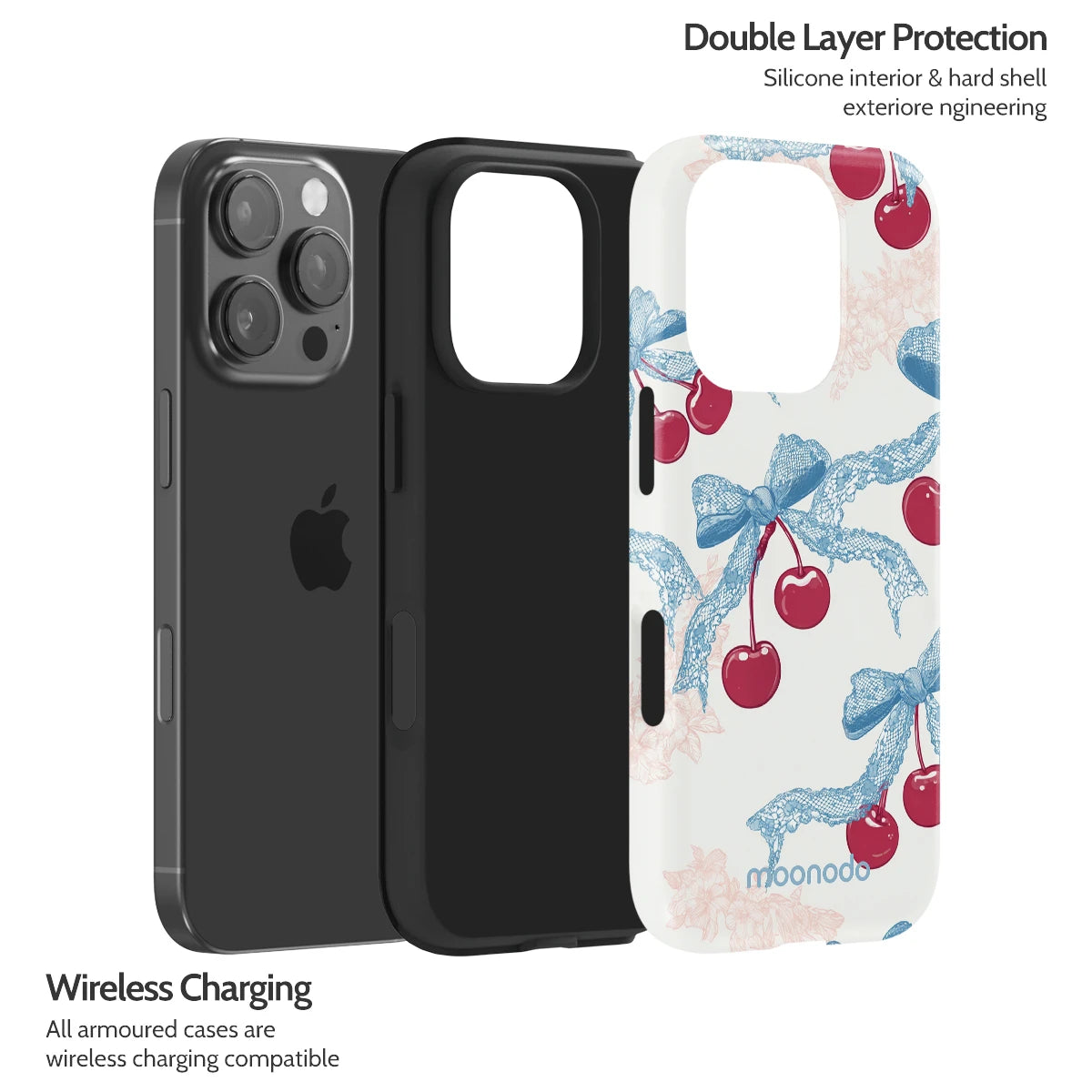 Lace Cherry - iPhone 16 Pro Case
