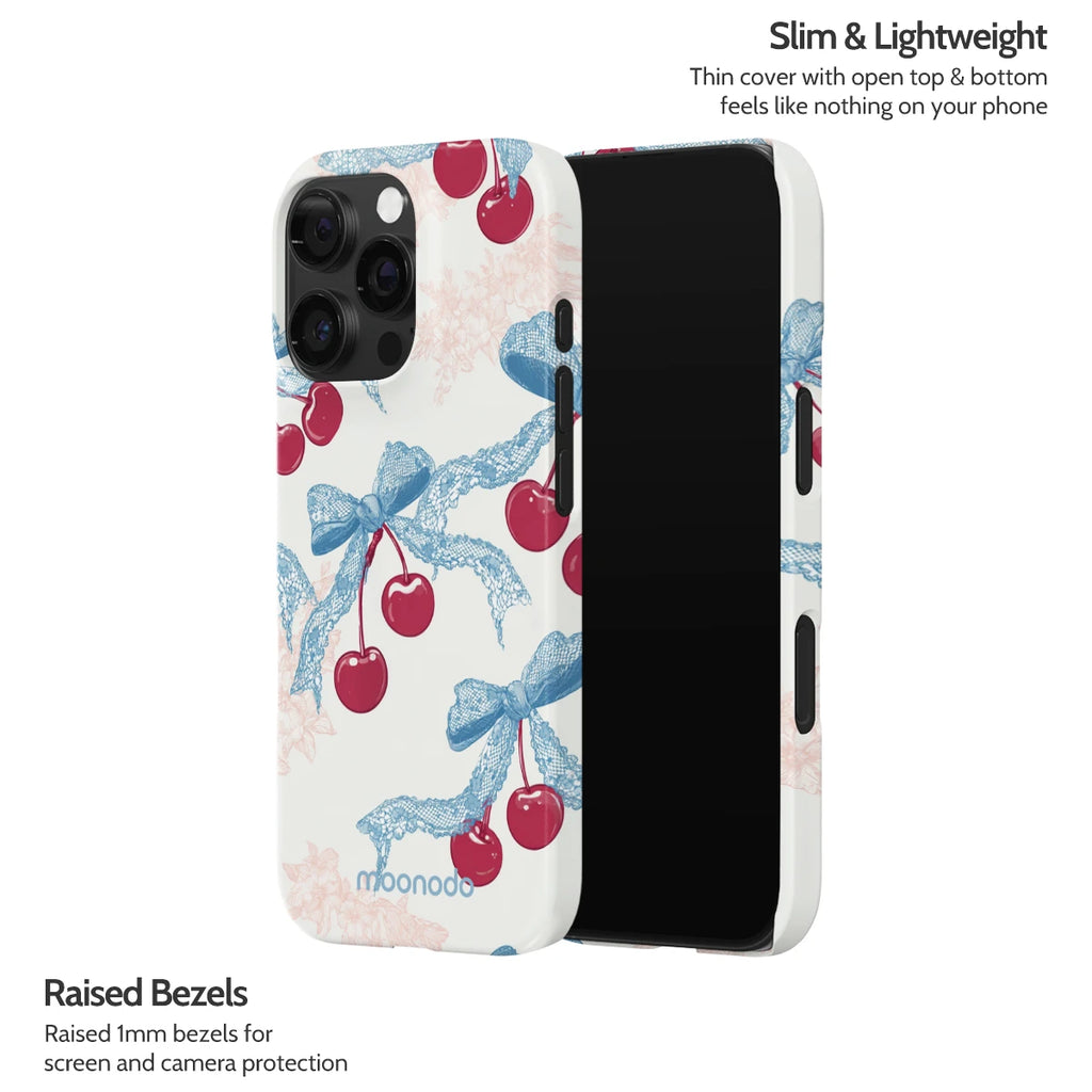 Lace Cherry - iPhone 16 Pro Case