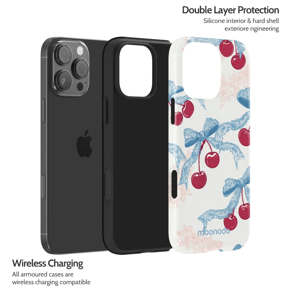 Lace Cherry - iPhone 16 Pro Max Case