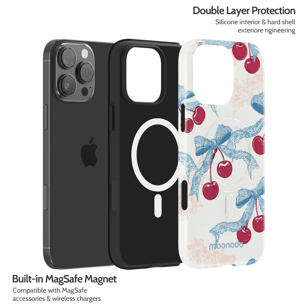 Lace Cherry - iPhone 16 Pro Max Case