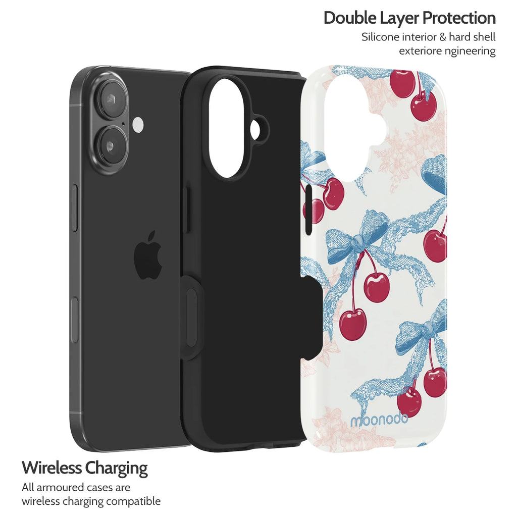 Lace Cherry - iPhone 17 Case