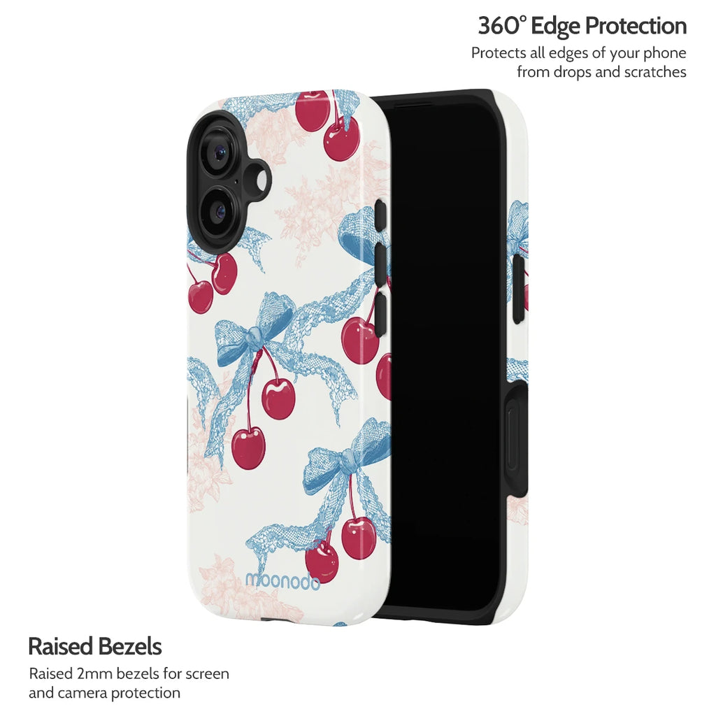 Lace Cherry - iPhone 17 Case