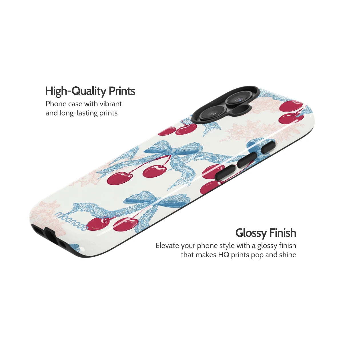 Lace Cherry - iPhone 17 Case