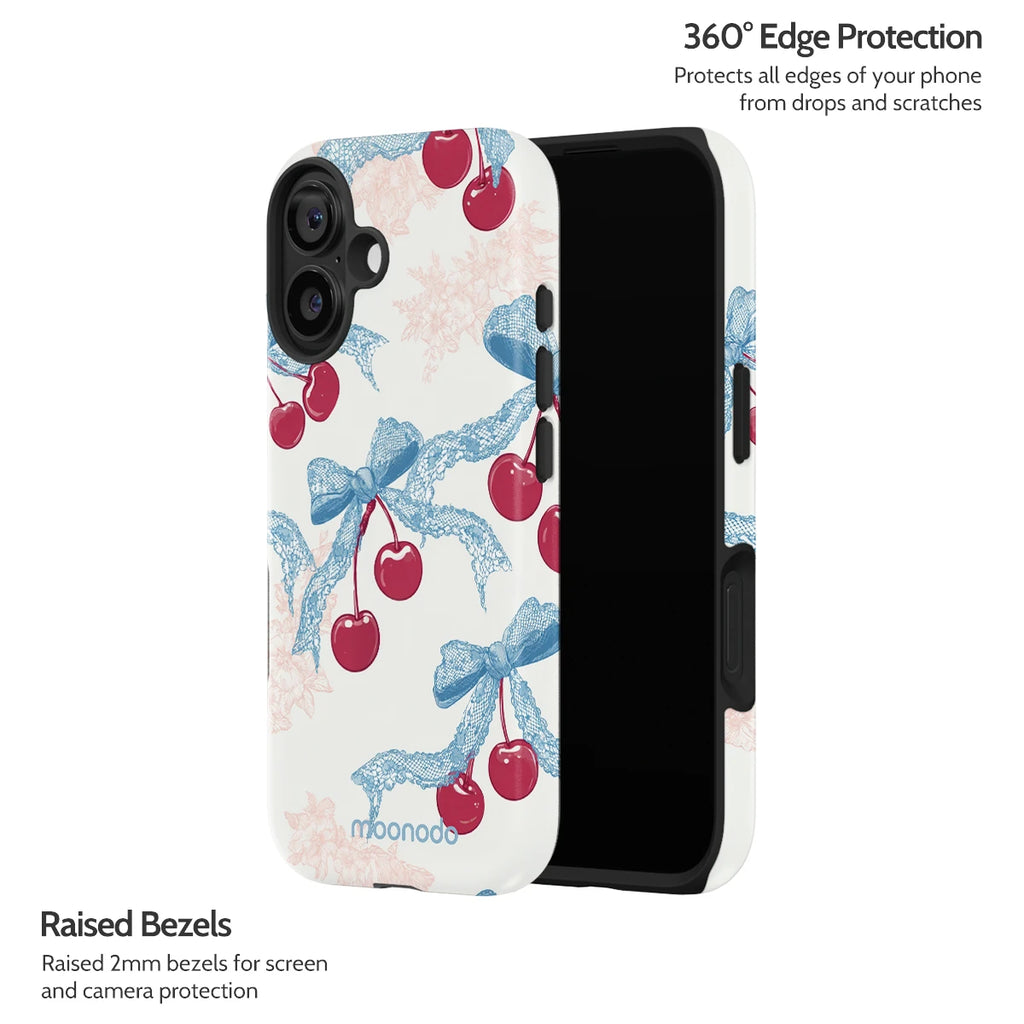 Lace Cherry - iPhone 17 Case