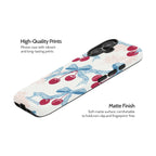 Lace Cherry - iPhone 17 Case