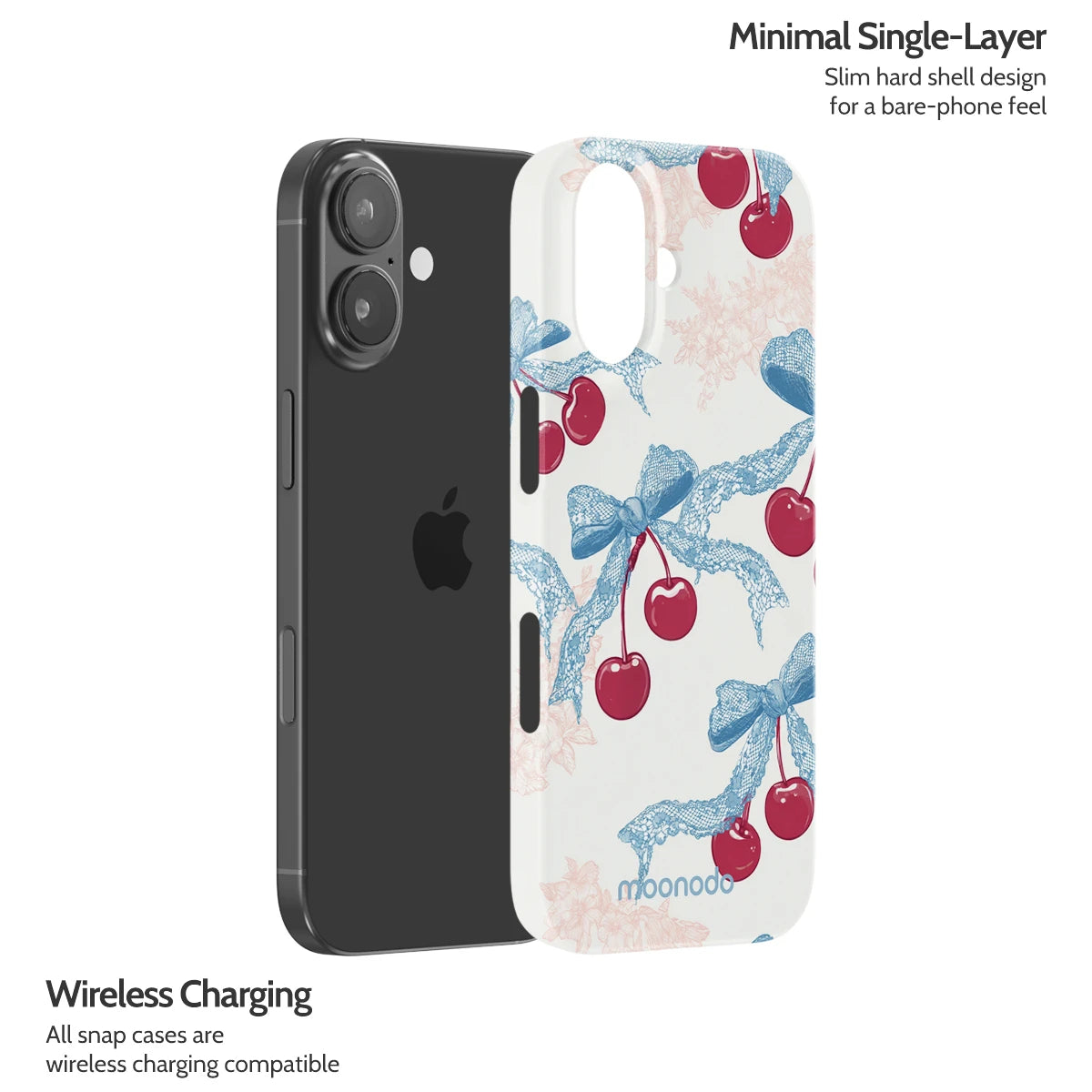 Lace Cherry - iPhone 17 Case
