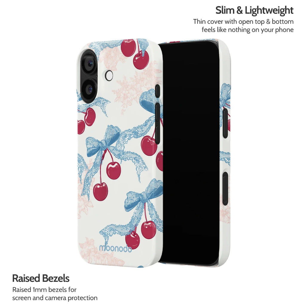 Lace Cherry - iPhone 17 Case