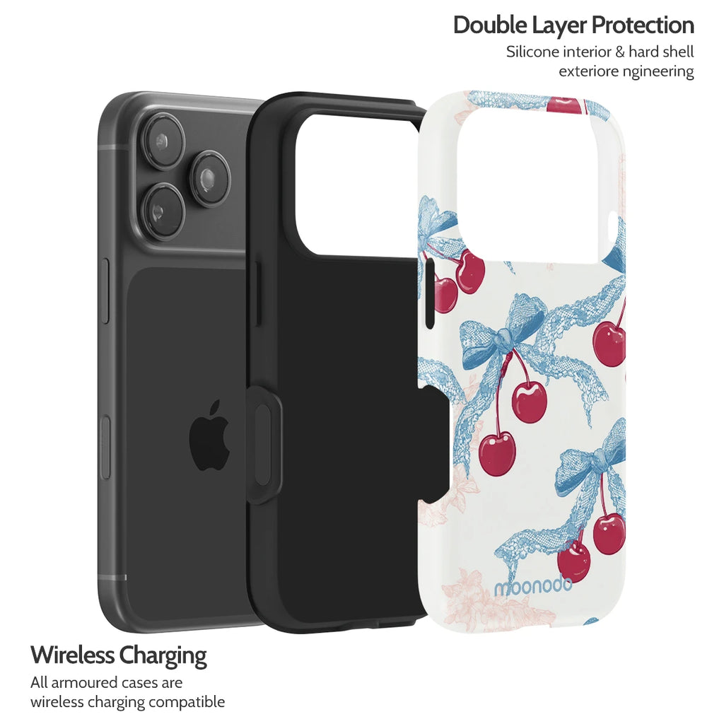Lace Cherry - iPhone 17 Pro Case