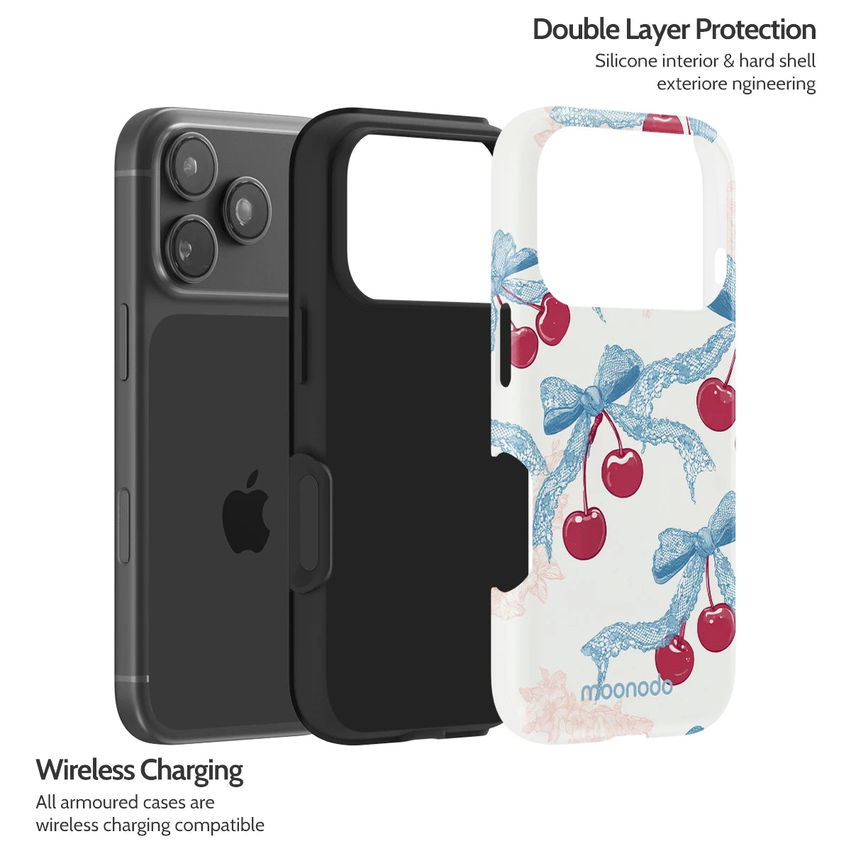 Lace Cherry - iPhone 17 Pro Case