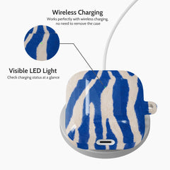 Cobalt Stripe - AirPods 1 & 2 Case