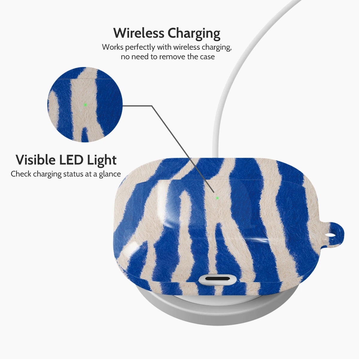 Cobalt Stripe - AirPods Pro 1 Case