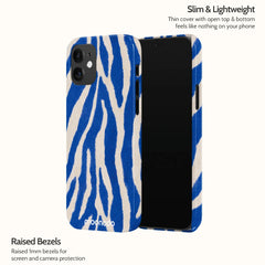 Cobalt Stripe - iPhone 12 Case