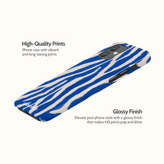 Cobalt Stripe - iPhone 12 Case