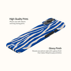 Cobalt Stripe - iPhone 14 Case