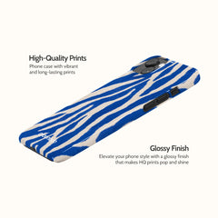 Cobalt Stripe - iPhone 14 Plus Case
